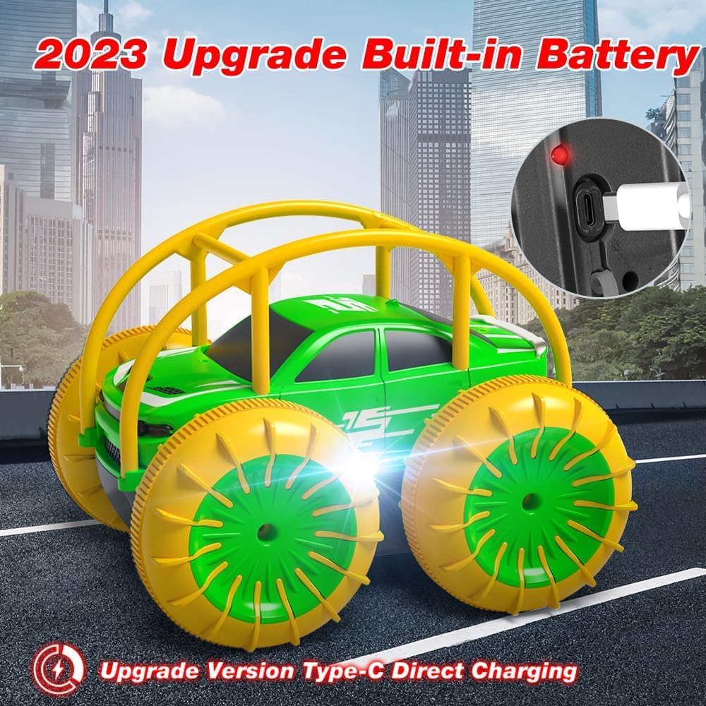 MaxTronic Rechargeable Remote Control Car for Kids - Green - image 2