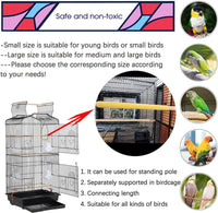 20Pcs Sand Perch Covers for Bird - Yellow / 20pcs 7.5" x 0.43" - image 2
