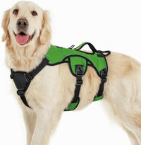 rabbitgoo Escape Proof Dog Harness for Large - Green / Large