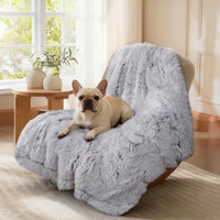 Luciphia Calming Waterproof Dog Blanket - Mist Grey / 50"x60" - image 2