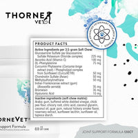 ThorneVET Joint Support Formula – Dog & Cat Joint Health Support, 120 Soft Chews