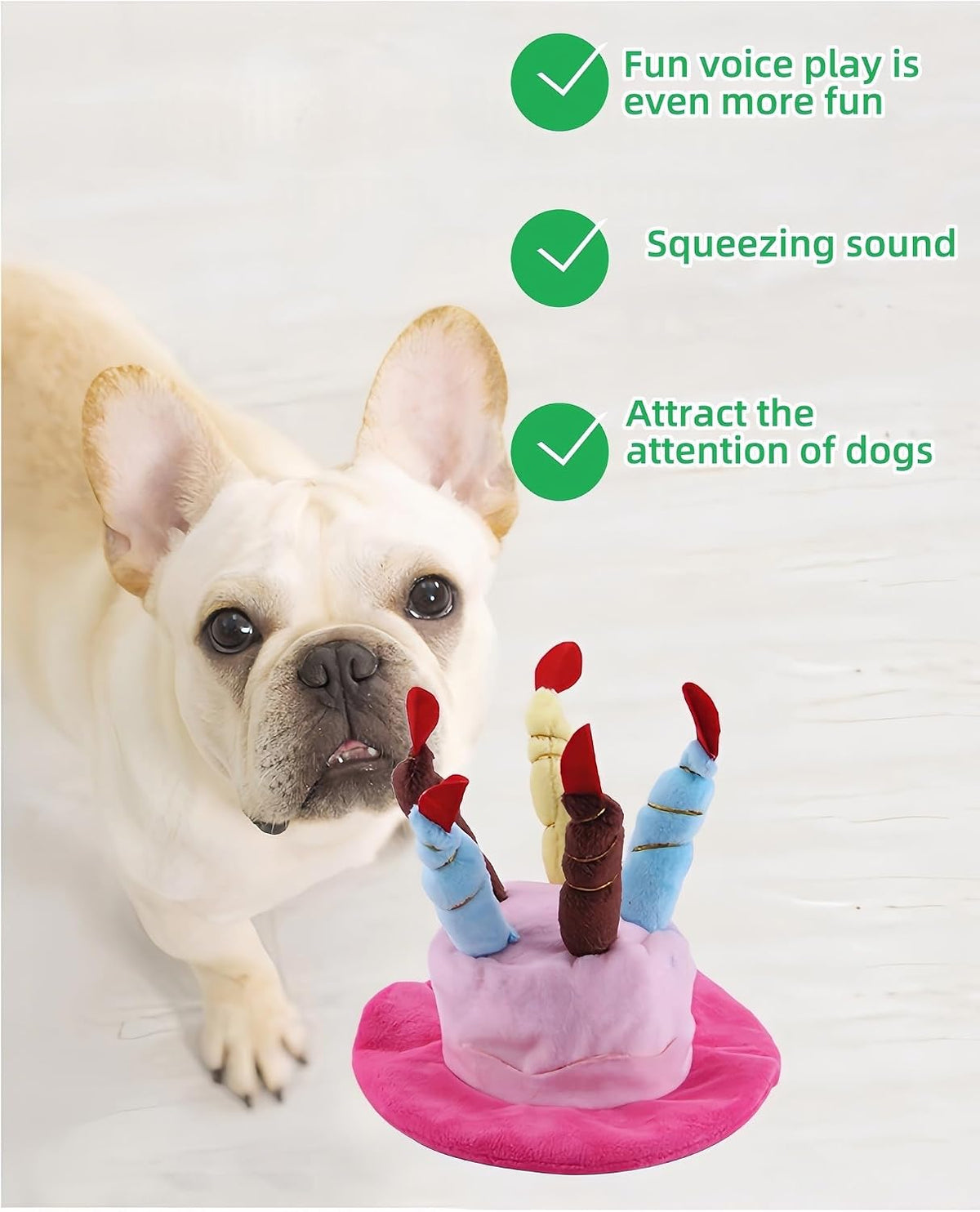 Cute Pet Party Hat for Dogs&Cats - Pink - image 2