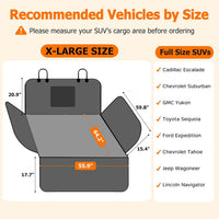URPOWER SUV Cargo Liner for Dogs Pet Cargo Cover - Extra Large - image 2