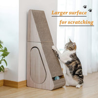 PAWZ Road 28.3" Cardboard Cat Scratcher Triangle 2 in 1 Cat - image 3