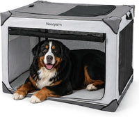 Collapsible Dog Crate for Large Dogs 36 Inch - Light Grey / 42.0"L x 31.0"W x 31.0"H