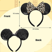 ETLUK Mouse Ears Headband - Black