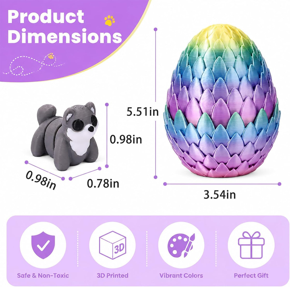 50 pcs 3D Printed Animal Figurines - STYLE 2 - image 2
