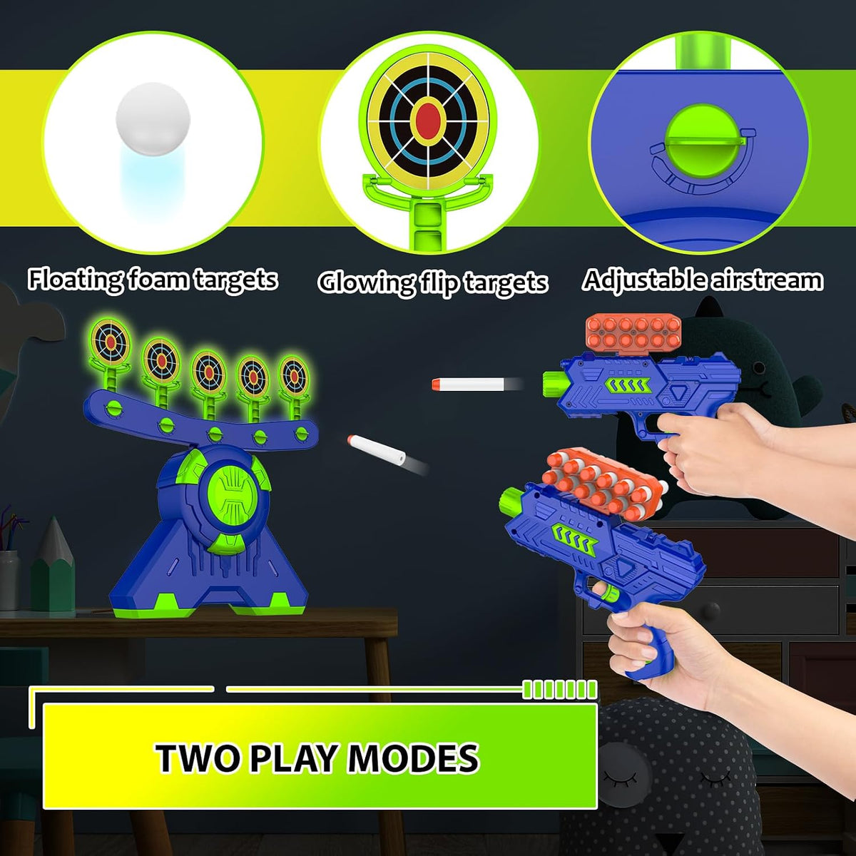 Floating Balls Target, Shooting Games Toy for Kids Boys Ages 5 6 7 8 9 10+ – Fun for Kids & Family - image 2