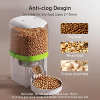 Automatic Cat Feeder, Over 180-day Battery Life - 4L-Transparent / Basic - image 4