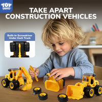 TOY Life 28 PCS Construction Toys for boy Age 3-5 - Construction Toys Sandbox Toys - image 2