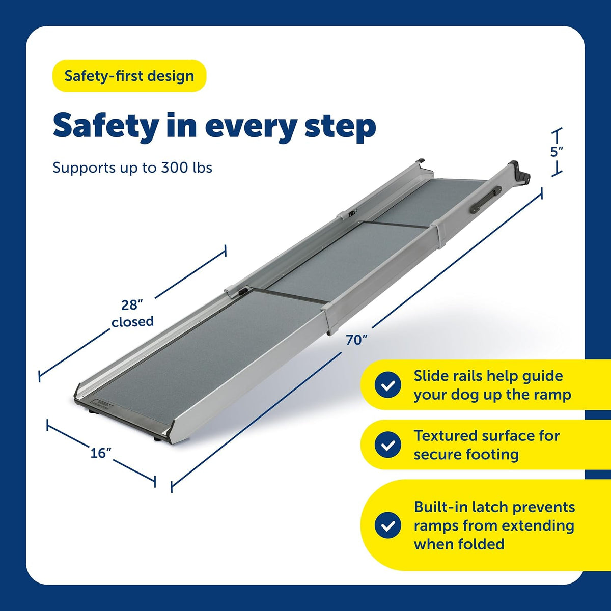 PetSafe Happy Ride Extra Long Telescoping Dog Ramp - Compact - image 2
