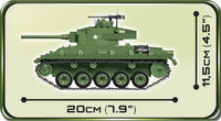 COBI Historical Collection M24 Chaffee tank building block set with 588 pieces and two soldier figur - view 4