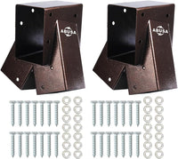 ABUSA heavy duty A-frame swing set brackets with 4 swing hangers and bolts - view 2