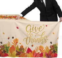 Fall Thanksgiving decorations, Disposable Tablecloth - Thanksgiving - image 4