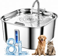 Dog Water Fountain for Large Dogs - Strip Window