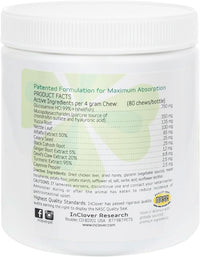 Hip and Joint Supplement for Large Dogs 70 Pounds and Up with Glucosamine Chondroitin, and Hyaluronic Acid – Formulated for Large Breeds – Clinically Proven Hip and Joint Support