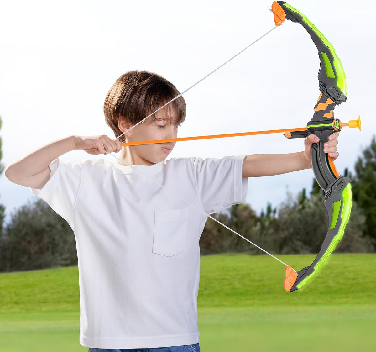 JOYIN Kids Bow and Arrow Set - Green - image 3