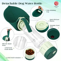 Upgraded Dog Water Bottle - 12oz/Green - image 2