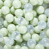 GUESVOT ball pit balls, 100 crush proof plastic balls with reusable storage bag - view 3