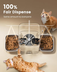 oneisall Automatic Cat Feeder for 2 Cats Pets, 20 Cups/5L – Essentials for Cats - Standard - image 3