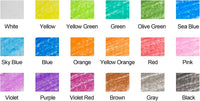 Madisi Crayon Bulk pack, Regular Size, 18 Colors - image 3