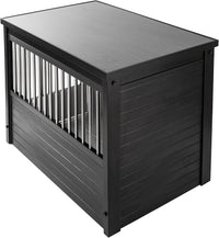 New Age Pet ECOFLEX Large Furniture Style Dog Crate & End Table - Black / 35.9"L x 23.7"W x 28.0"H - image 4