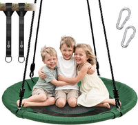 Trekassy 40" Saucer Tree Swing - Dark Green