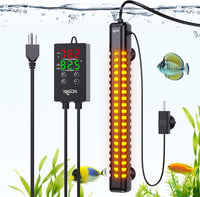 SEAOURA 500W Aquarium Heater for Fish Turtle 70-80 Gal Thermostat - 70-80 Gallon Tank
