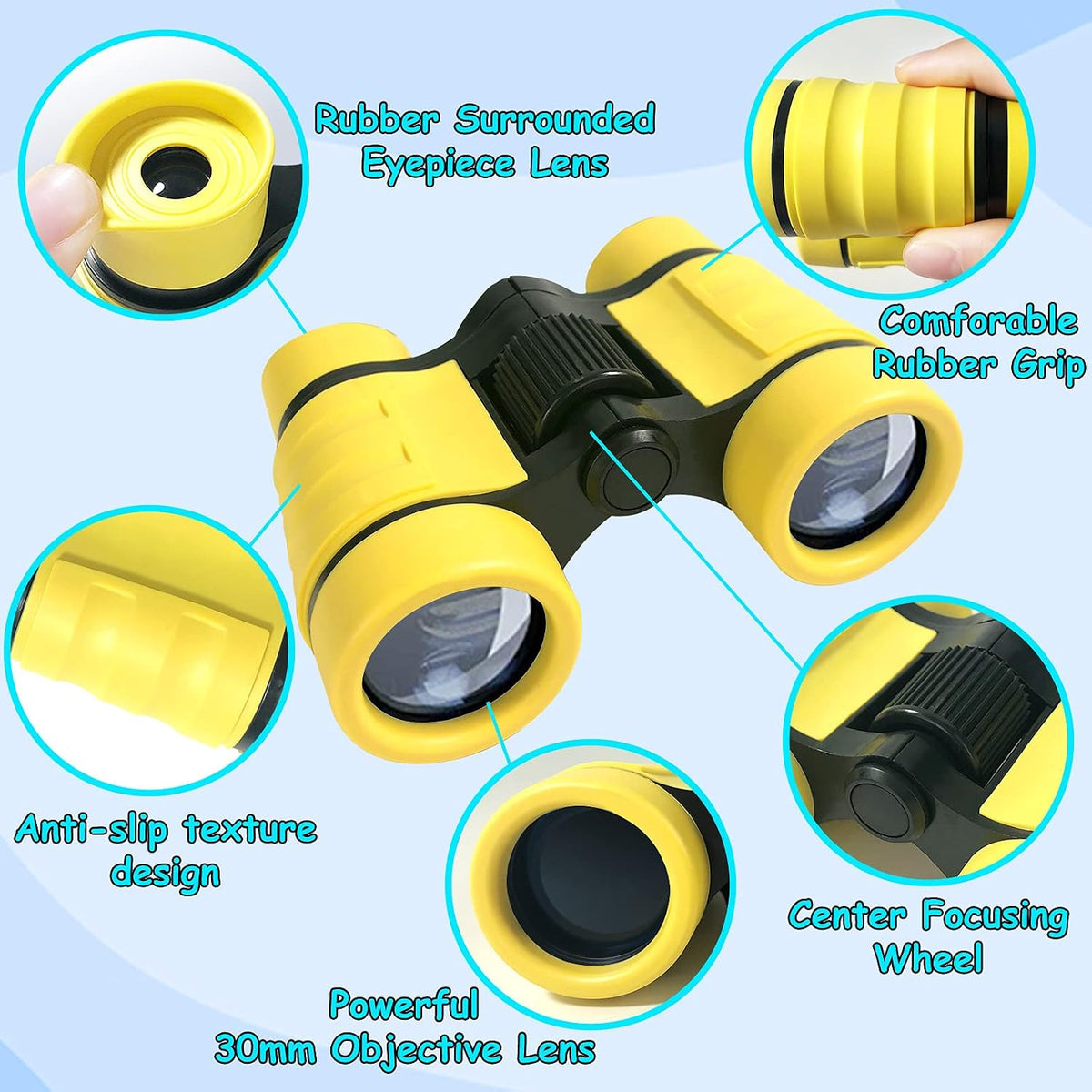ESSENSON Binoculars for Kids - yellow - image 2