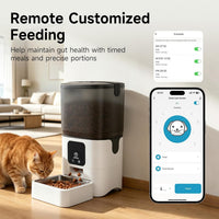 PAPIFEED Automatic Cat Feeder with App, WiFi Auto Cat Feeder - White / 2.4G WIFI - image 2