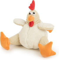 goDog Checkers Fat Rooster Squeaky Plush Dog Toy - Large - image 3