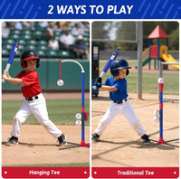 HYES 3-in-1 Baseball Set for kids Auto Pitching Machine – Fun for Kids & Family - Red - image 2