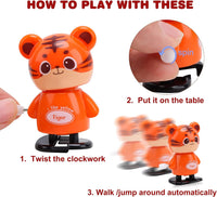 EEOCWF Christmas wind up toys for kids, 15 clockwork Santa, snowman and penguin figures - view 4