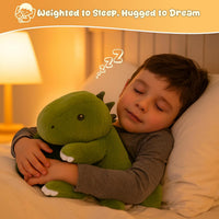 SQEQE Weighted Stuffed Animals Capybara Plush - Dinosaur / Small(9.8 Inch) - image 4