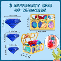 YUJUN 10PCS Diving Gem Pool Toys for Kids Swimming Pool Party Favors – Fun for Kids & Family - Ocean&classic - image 2