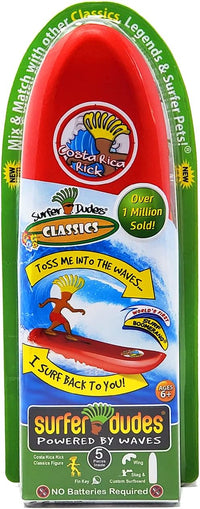 Surfer Dudes Classics Wave Powered Mini-Surfer and Surfboard Toy - Costa Rica Rick - image 2