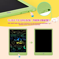 EooCoo 10" LCD Writing Tablet for Kids - Green - image 3