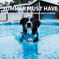 AFP Dog Cooling Bandana, Reusable Breathable Instant Cooling Neck Wrap for Medium Dog, Adjustable - L(Neck Girth 17.3-20.4 IN) - image 4