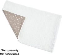 MidWest Homes for Pets Quiet Time Reversible Crate Pan Cover 36' - Mushroom Diamond/Fleece / Crate Pan Cover 30" - image 3