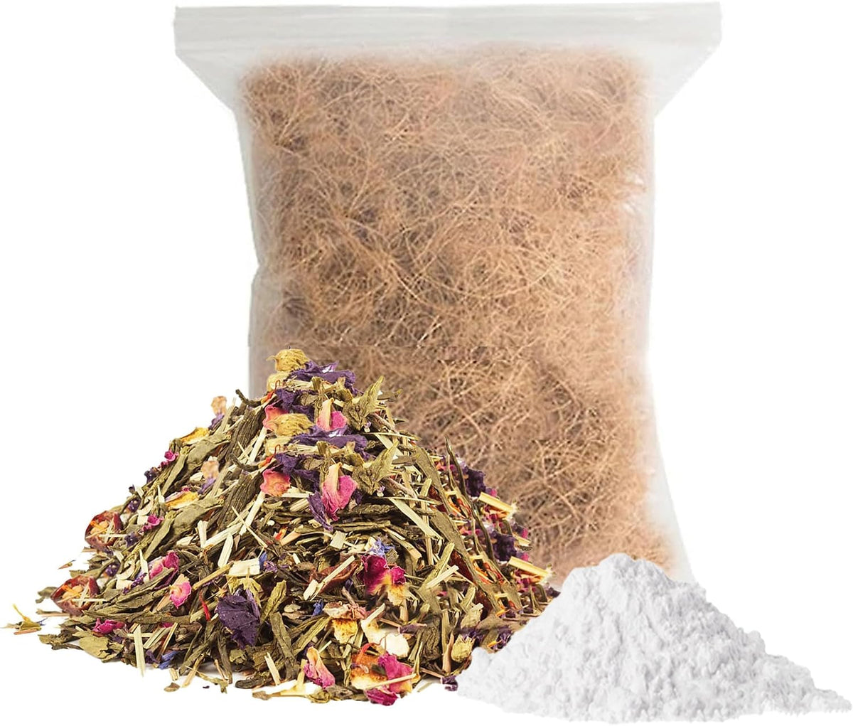 SunGrow Finch Coconut Fiber - Coconut Fiber with Herbs, 5 ounce - image 2