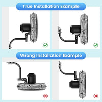 20'' Outdoor Wall Mount Fan, 4 Speed Oscillating Wall Fan with All Sealed Brushless DC Motor, Heavy Duty Industrial Fans, Waterproof Fans for Patios, House, Garage, Commercial, Warehouse, Factory