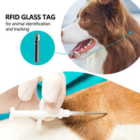 100 Pack Pet ID Microchip for Dogs and Cats Identification - 1.4X8mm 20 Pack - image 2