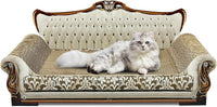 Luxury Cardboard Cat Scratcher Sofa Bed - Grey Lounge