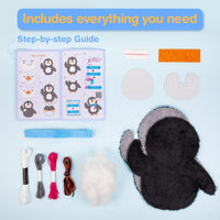 Avenir My First Sewing Kit for kids with a finished unicorn plush and pre-cut fabric pieces - view 10