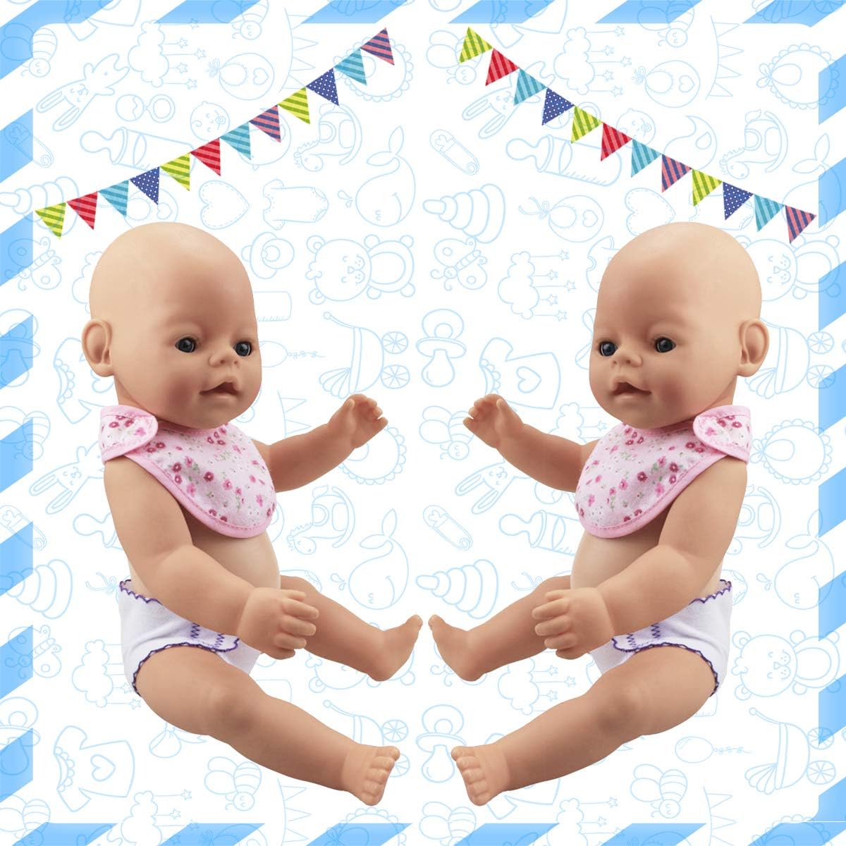 DC-BEAUTIFUL 4 Pcs Diapers - image 3