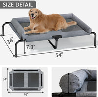 PETIME Cooling Elevated Pet Cushion Bed Raised Dog Cots for Small Dogs - 54 Inch - image 3