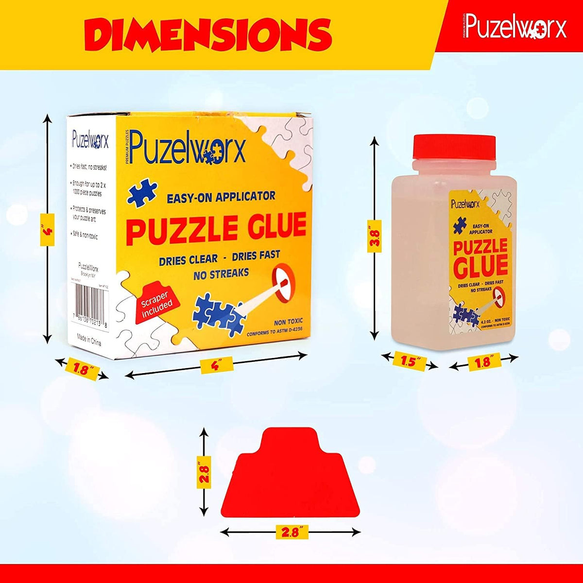 Playkidz PuzzleWorx Jigsaw Puzzle Glue - image 3