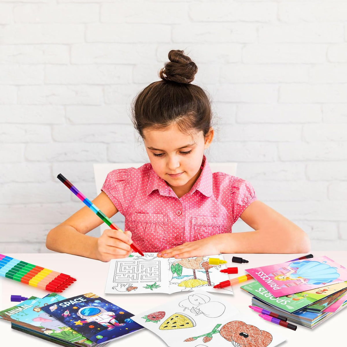 BenLouis Mini Coloring Books Bulk for Kids Ages 4-8-12 （24pcs Classic） – Fun for Kids & Family - 24 / Classic - image 2