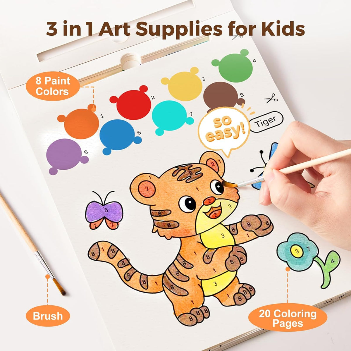 Jar Melo Paint with Water Books for Toddlers, Animals – Fun for Kids & Family - Animal - image 3