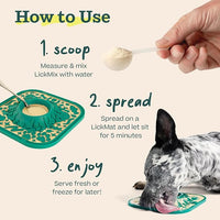 WOOF LickMixes - Dog Lick Mat Spread and Meal Topper - Delicious and Lower Calorie - Made with Wholesome Ingredients - Perfect for Dog Enrichment - Bacon & Cheese